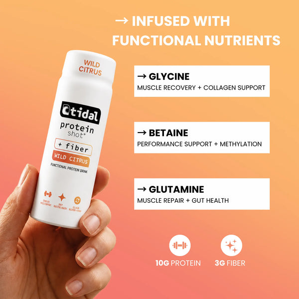 protein shot + fiber